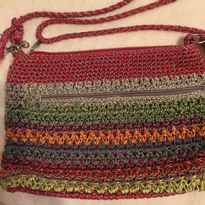 The Sak Striped Crochet Bag